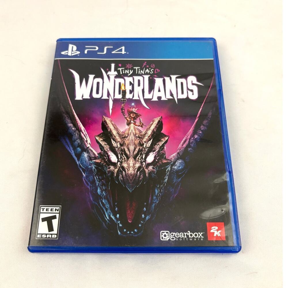 Tiny Tina's Wonderlands Sony PS4 PlayStation 4 2022 w/ Inserts Game + Case‎